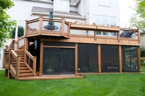 Screened Porch Under Deck This Is Perfect And Great Use Of All