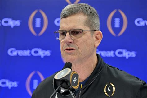 Michigans Jim Harbaugh Talk Future Next Week National Football Post