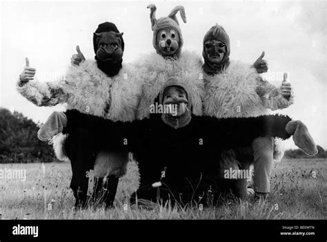 The Beatles in costume for the hit song 'I am a Walrus' Stock Photo - Alamy