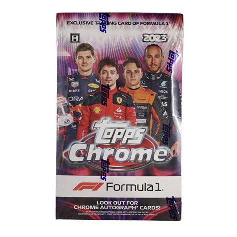 Topps Chrome F Formula Racing Hobby Box With Packs