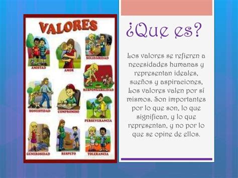 Los Valores Ppt