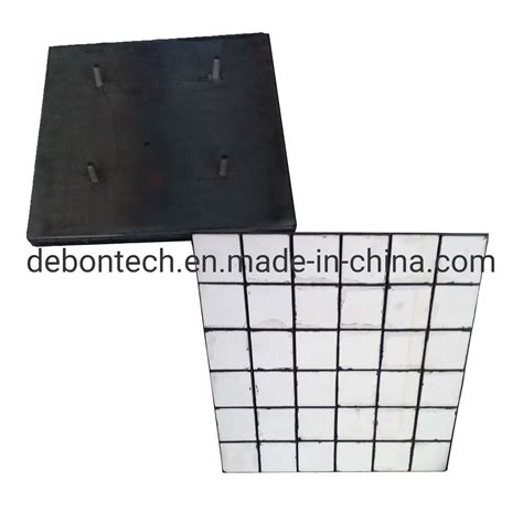 High Quality Transfer Chute Alumina Ceramic Wear Plate Rubber Lining