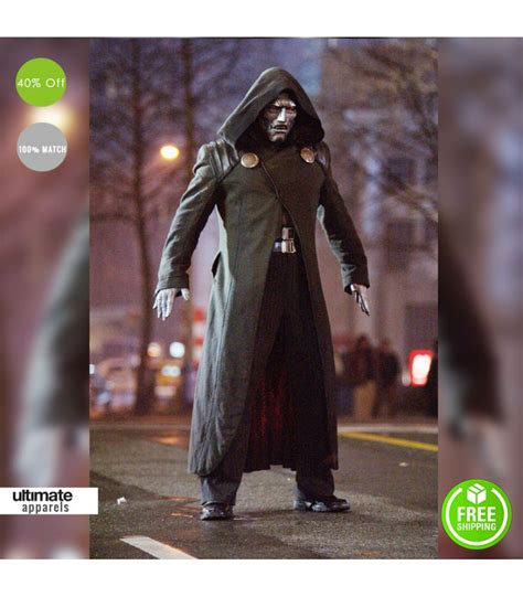 Fantastic Four Doctor Doom Cosplay Costume Trench Coat 50 Off