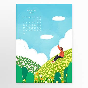 Kalender Blumenmuster M Rz Template Vektor Vorlage Zum Kostenlosen