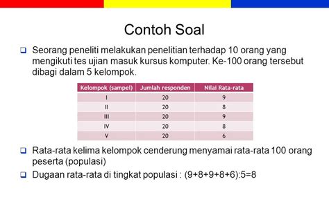 Contoh Soal Tabel T Statistik - contoh soal pdf download