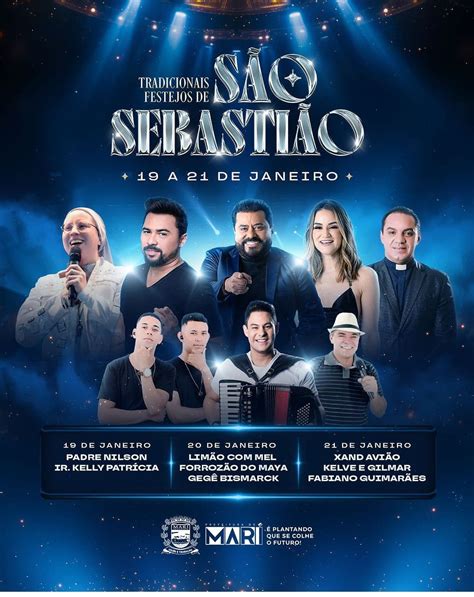 Festa De S O Sebasti O Em Mari Ter Shows De Lim O Mel E Xand