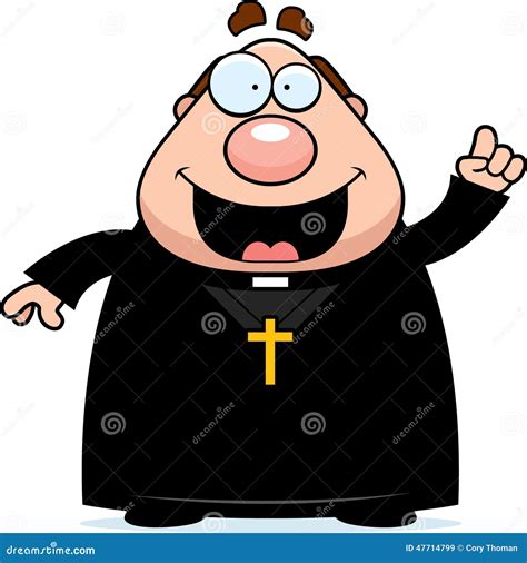 Cartoon Priest Idea Stock Vector - Image: 47714799