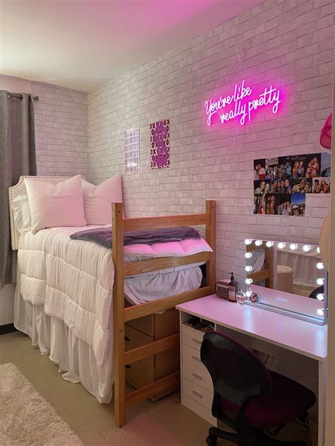 Hot Pink Dorm Inspo Dorm Room Layouts Dorm Room Inspiration Dorm