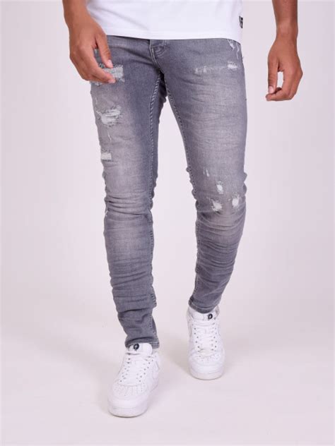 Jeans Hommes Cargo Déchiré Skinny Slim Project X