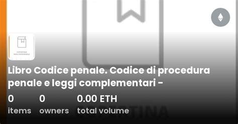 Libro Codice Penale Codice Di Procedura Penale E Leggi Complementari