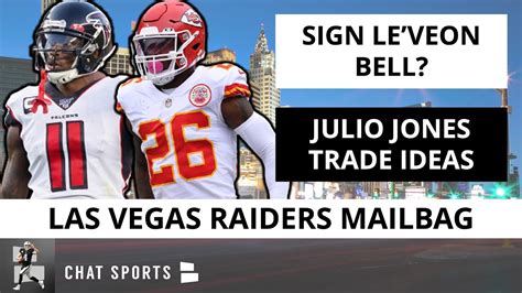 Raiders Should Sign LeVeon Bell Tons Of Julio Jones Trade Questions