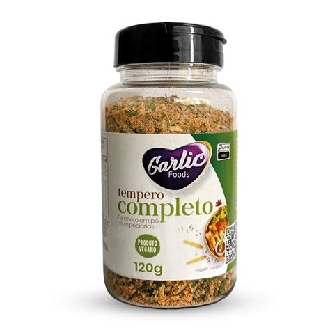 Mix Temperos Secos Garlic Foods Fit Completo 120g Sem Glúten Garlic Foods