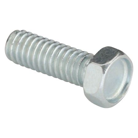 Zoro Select X In External Hex Hex Machine Screw Zinc Plated