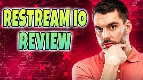 Restream Io Review Restream Tutorial Live Streaming Software Youtube