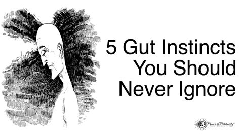 5 Gut Instincts You Should Never Ignore Power Of Positivity