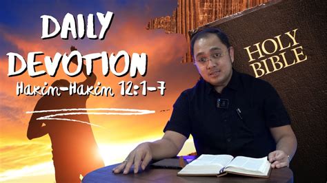 PF DAILY DEVOTION HAKIM HAKIM 12 1 7 YouTube