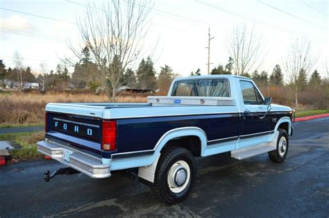 1984 Ford F250 Single Cab Xl 4x4 69l Diesel V8 Automatic Only 90k