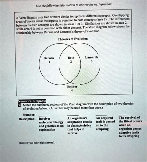 Solved Use The Following Information To Answer The Next Question Venn