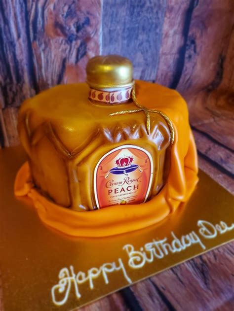 Crown Royal Themed Cake By Mrs Brown Sugar Customs Alcohol Cake