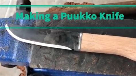 Making A Puukko Knife Knifemaking Diy Project Youtube