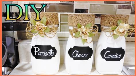 Diy Ideas Faciles Para Decorar Frascos De Cafe Frascos De Vidrio