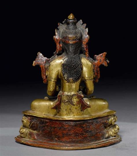 VAJRADHARA Südtibet 17 Jh H 16 cm