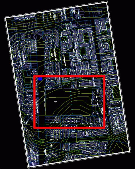 Topographic Map Of The Area Bustamante Dwg Block For Autocad • Designs Cad