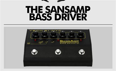 Amazon Tech 21 PBDR SansAmp Programmable Bass Driver DI 3 Channel