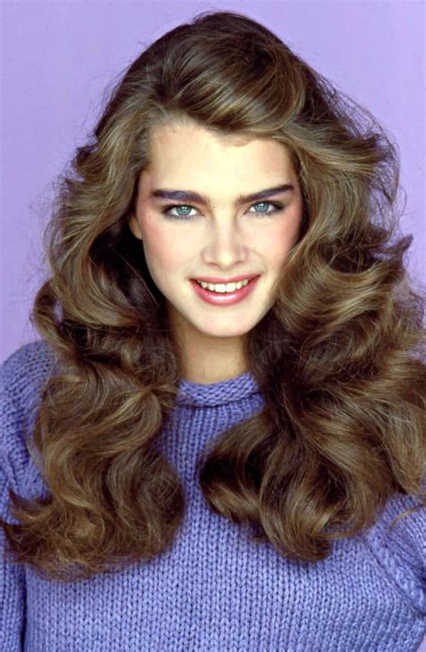 Wella Mid 80s Model Brooke Shields Fashion Photography Pinterest