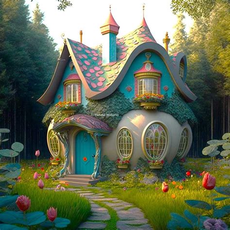 Fairy House Crafts Fairy Garden Houses Fairytale Cottage Cottage Art