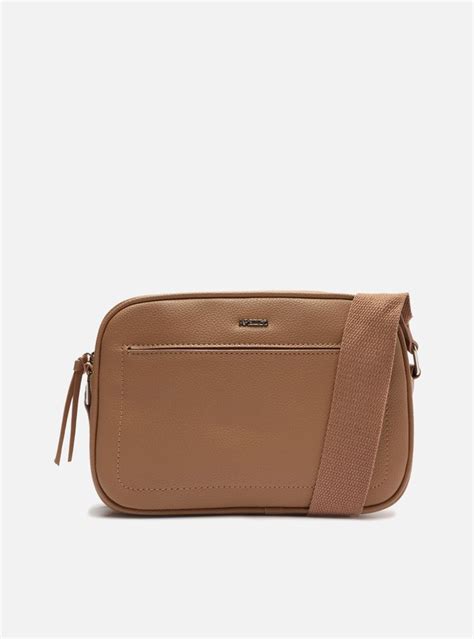 Bolsa Tiracolo Bege Nude Média Pouch Arezzo