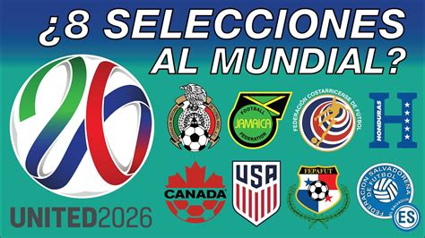 8 SELECCIONES DE CONCACAF EN EL MUNDIAL 2026 YouTube