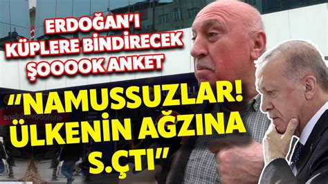 ERDOĞAN I KÜPLERE BİNDİRECEK ŞOK ANKET İZLERKEN GÖZÜNÜZÜ