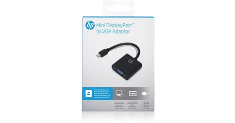 Hp Mini Displayport Naar Vga Adapter Zwart