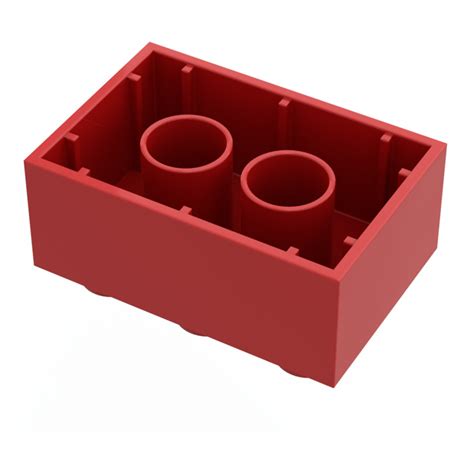 Duplo Red Brick 2 X 3 87084 Brick Owl LEGO Marketplace