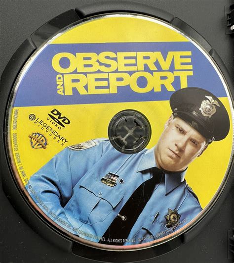 Observe And Report Dvd Seth Rogen Widescreen Great Condition