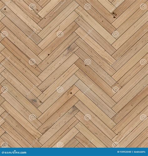 Seamless Wood Parquet Texture Herringbone Sand Color Stock Photo