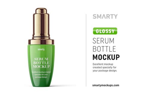 Luxury Serum Bottle Mockup Psd Template Mockup Den