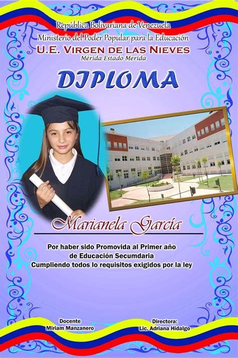 Kit Imprimible Diplomas Escolares Sexto Grado Bs En Mercado Sexiz Pix