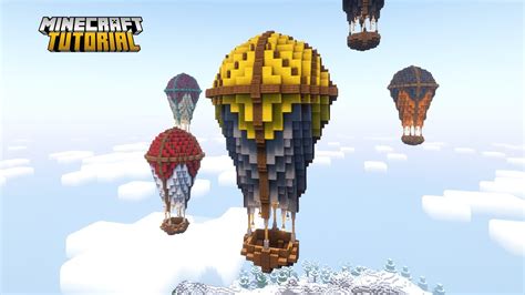 How To Build A Hot Air Balloon Minecraft Tutorial YouTube