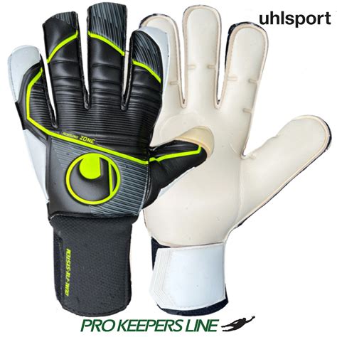 UHLSPORT ABSOLUTGRIP FLEX FRAME CARBON FLUO YELLOW BLACK 10 134701