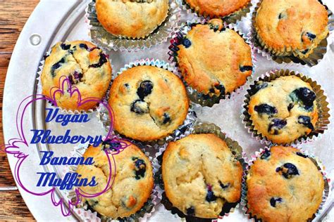 Whole Wheat Blueberry Banana Muffins Vegan Weeklybite Banana