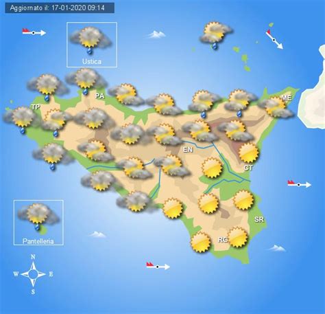 Meteo Week End Sicilia Tempo Instabile Con Locali Piogge