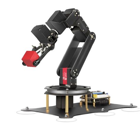 6 DOF Robotic Arm With Metal Claw MG996R 180 Degree Rotating Base For