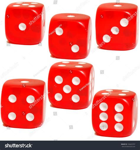 Faces Six Colored Dice Stock Photo 104625797 - Shutterstock