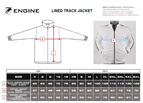 17+ Clothing Size Chart Templates - Word Excel Formats