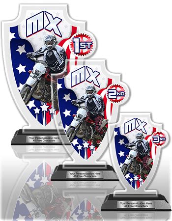 Motocross Trophies Motocross Acrylic Racing Trophies Medals