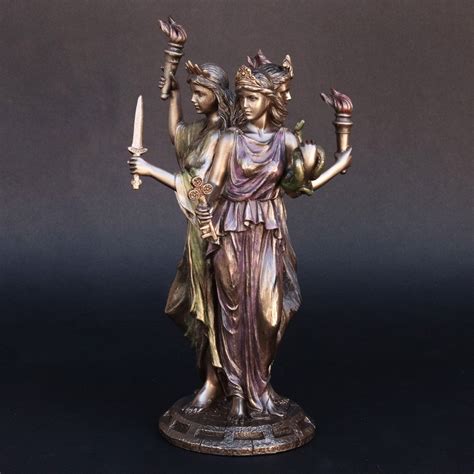 Hecate Triple Form Statue Etsy