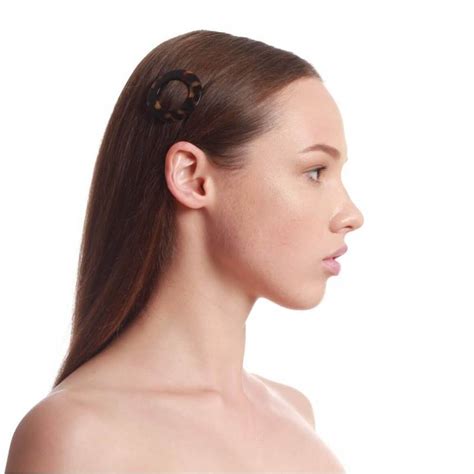 Small size Hair clip in Tokyo dark - Hair barrettes and hair clips