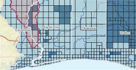 Escambia County Fl Map